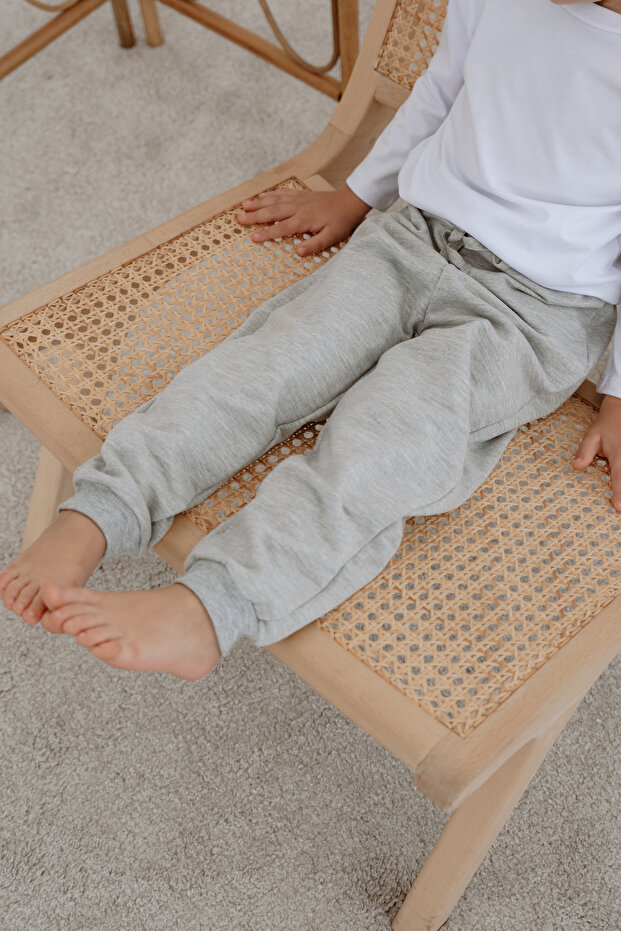 İçi Tüylü Jogger Pantolon- Eşofman Altı Kız Erkek - 3