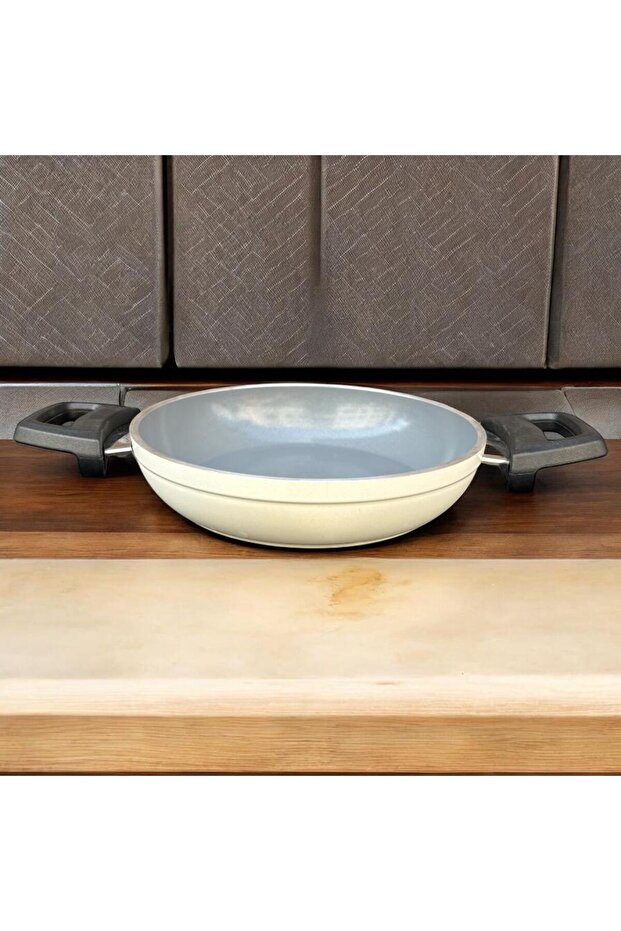 Hascevher Ezme Bio Granite 18 cm Egg Pan Cream