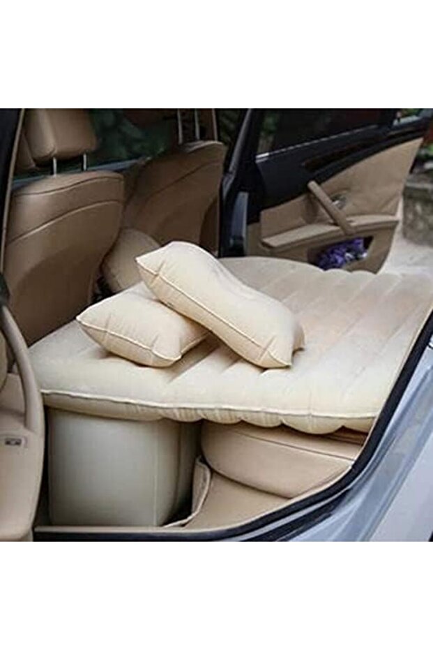 Multi-Purpose Inflatable Car Air Bed for SUV, MPV & Sedan – Portable Travel Mattress with Pump –