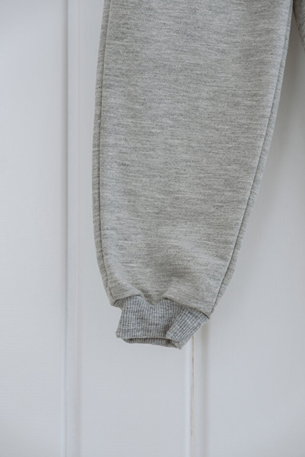 İçi Tüylü Jogger Pantolon- Eşofman Altı Kız Erkek - 6