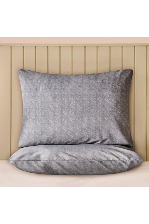 Soft Tanura Easy Iron 2-Piece Pillowcase - Anthracite - 50X70 cm
