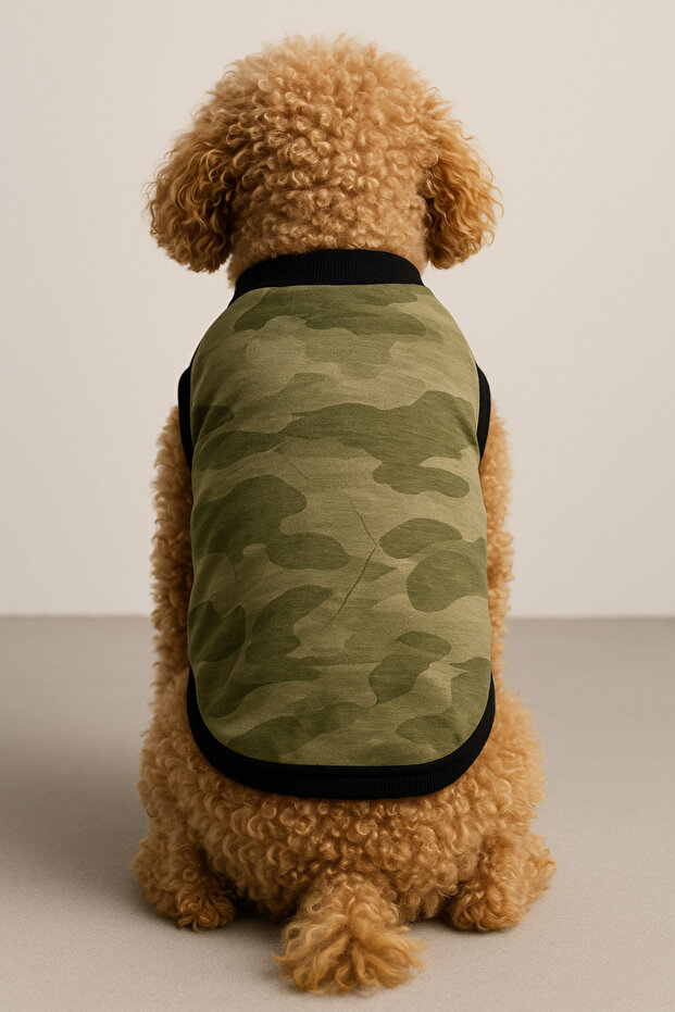New Season Dog and Cat Tank Top - Camouflage Patterned