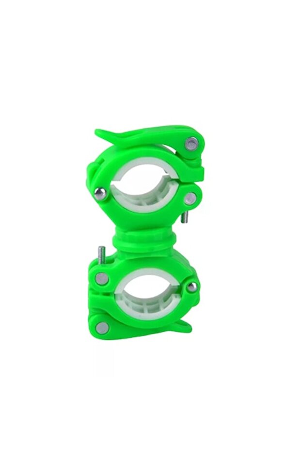 Adjustable handlebar accessory mount, Green - 1