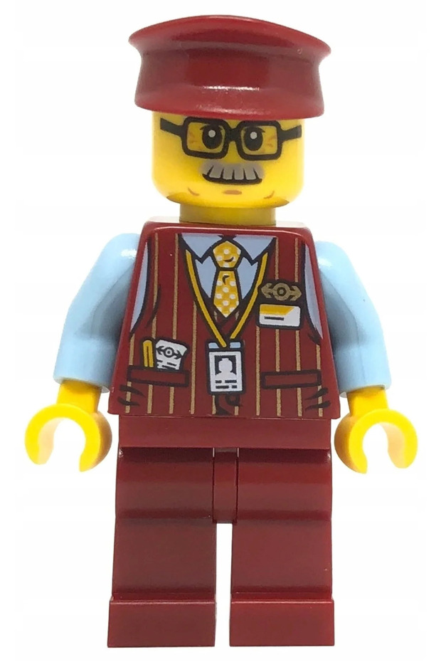 Orjinal Aksesuar Custom Moc Minifigür Minifigure Hidden Side Chuck Tren Kontrolcü - 1