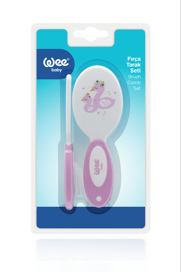 Fırça Tarak Seti Pembe - 4