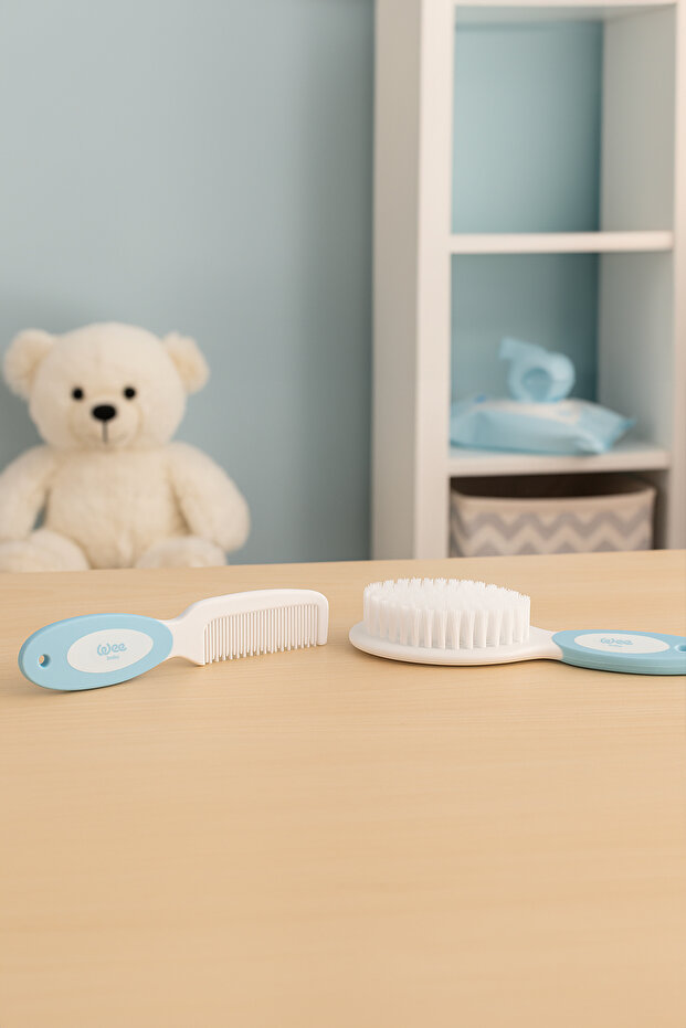 Fırça Tarak Seti Mavi - 5