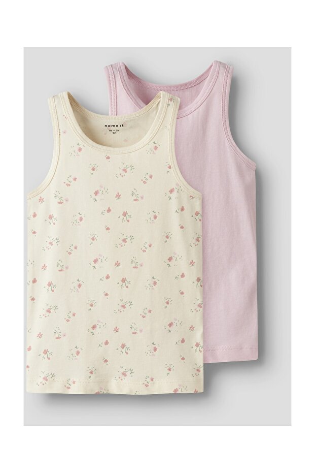 NMFTANK TOP 2P FLOWER NOOS - 3