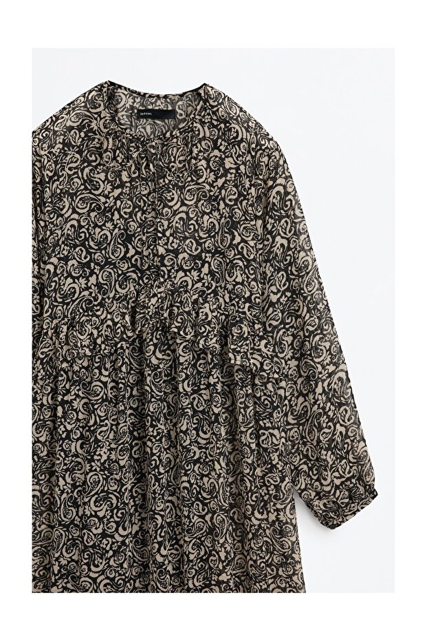 Rochie midi fluidă pentru femei - 7