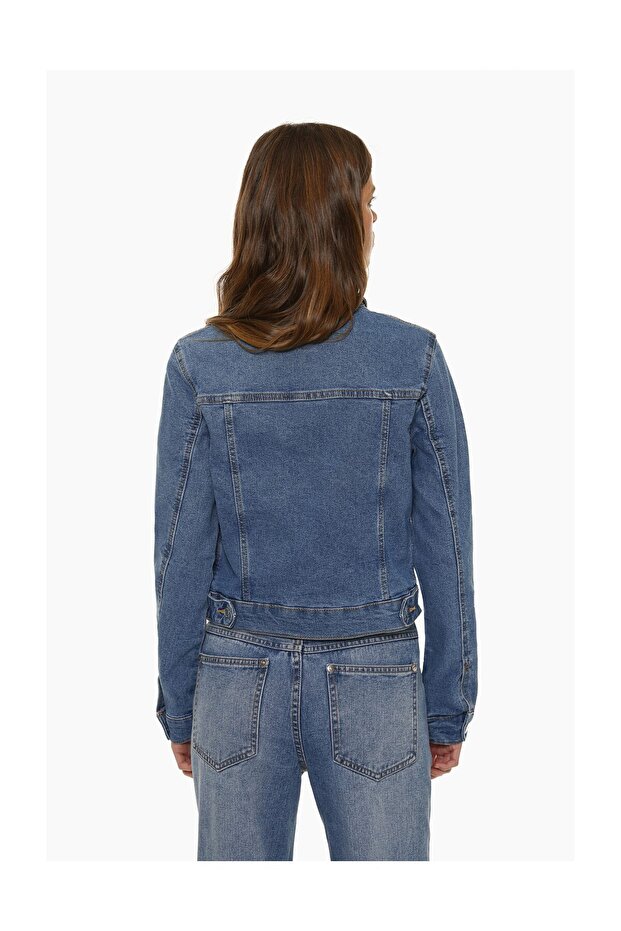 Woman Basic Denim Jacket - 3