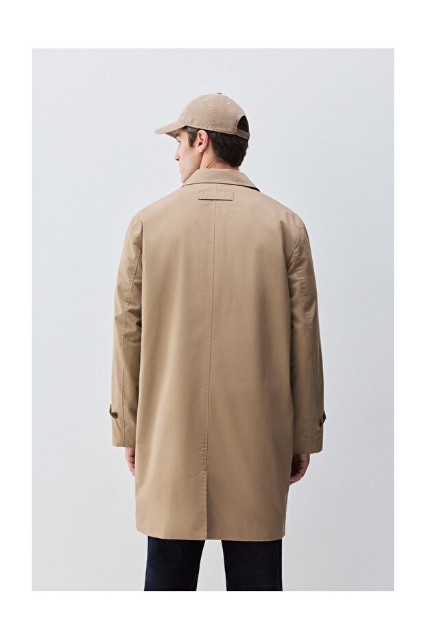 Man Basic Trench Coat - 4