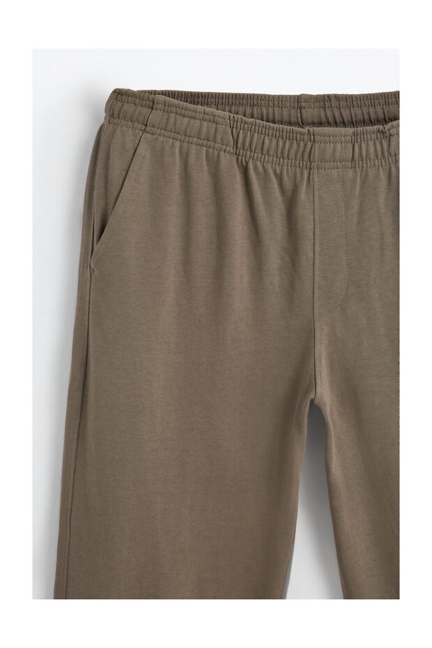 Męskie spodnie dresowe z grubej dzianiny - 7