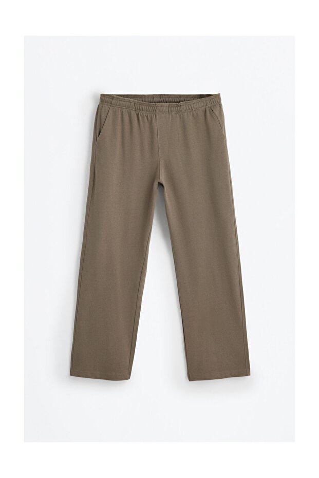 Męskie spodnie dresowe z grubej dzianiny - 6