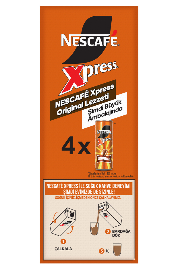 NESCAFÉ XPRESS Original Soğuk Kahve 1LX6 - 4