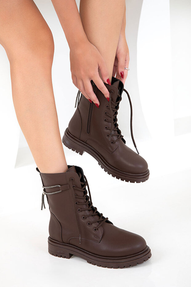 Kahve Kadın Bot& Bootie 20853 - 1