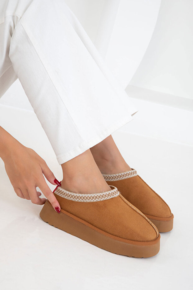 Taba Süet Kadın Bot & Bootie 19762 - 4