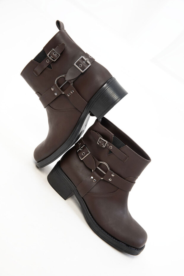 Kahve Kadın Bot& Bootie 20866 - 4