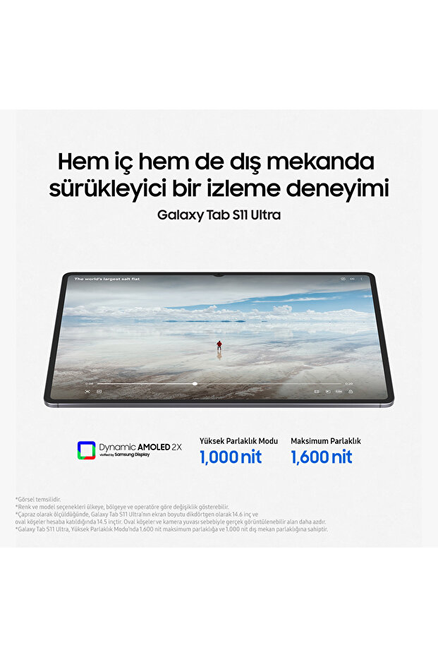Galaxy Tab S11 Ultra 12GB 512GB Gümüş Tablet - 12