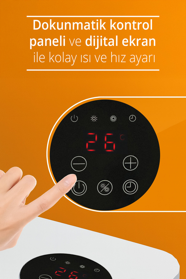 KİWİ Kht-8490 Duvar Tipi Isıtıcı 2000w - 2