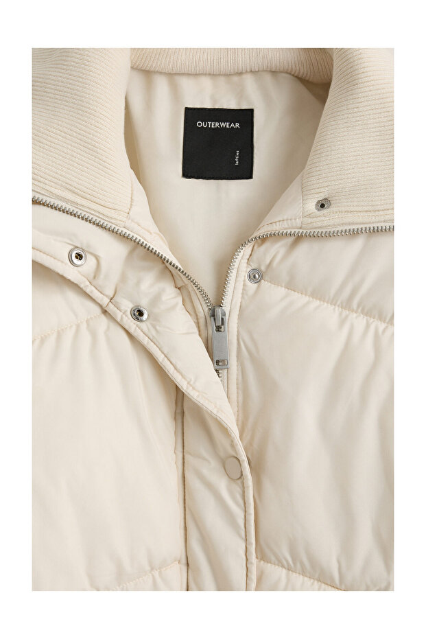 Kobiety Kurtka z dzianinowym kołnierzem - 7