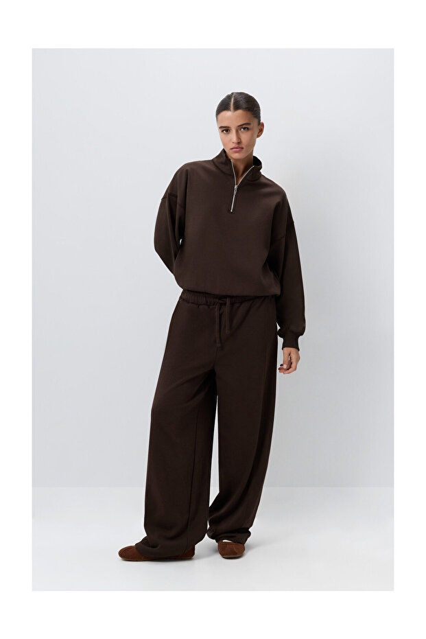 Dámská souprava SUDADERA BSC s rolákem a zipem FORK - 8