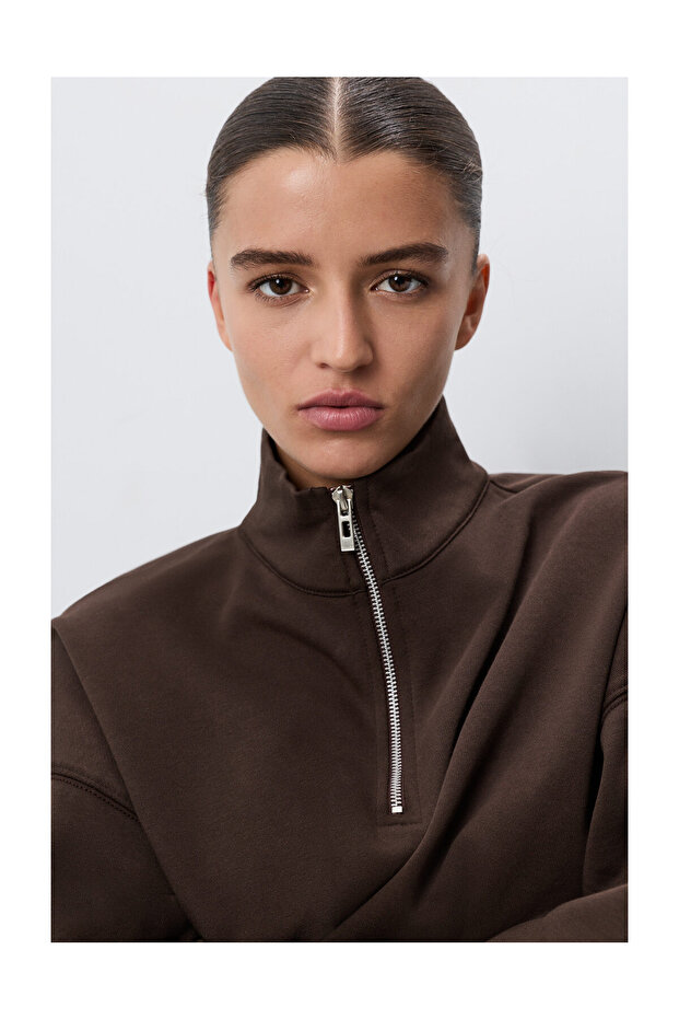 Dámská souprava SUDADERA BSC s rolákem a zipem FORK - 3