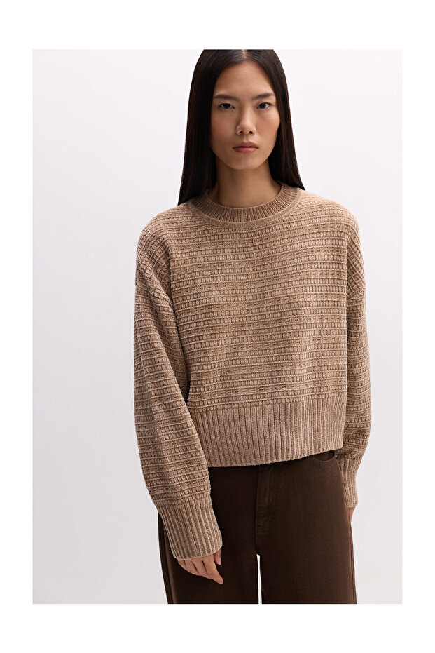 Жіночий светр PEND. BASIC CHENILLE - 1