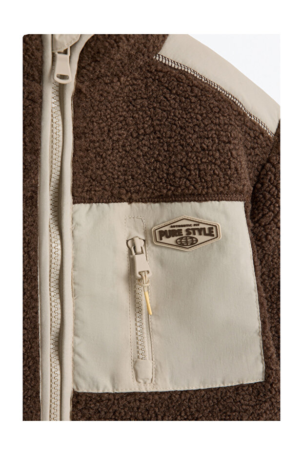 Dzieci Kurtka z owczej skóry dla chłopców - 3