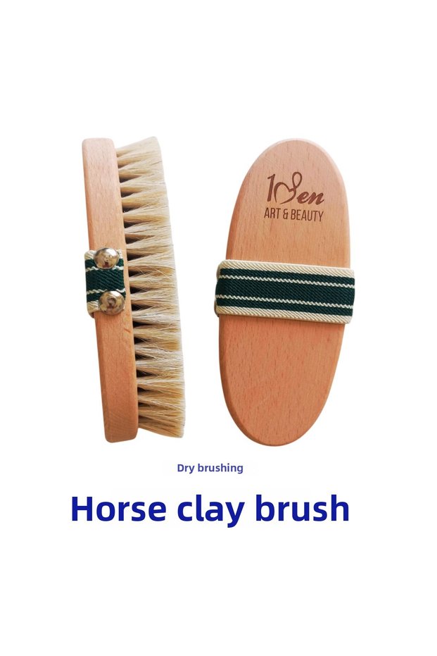 Natural Horse Hair Body Brush