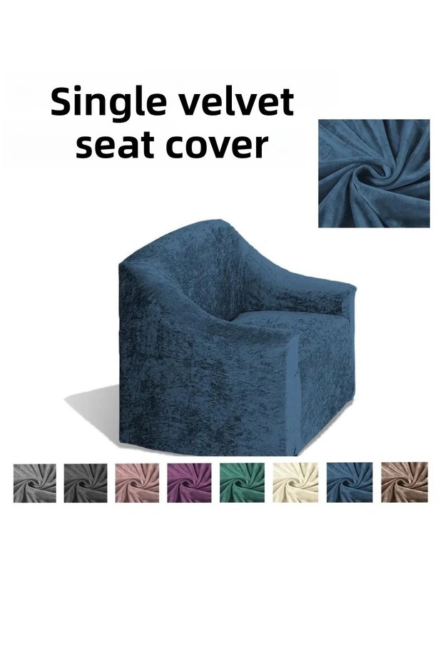 Velvet Armchair, Sofa, Sofa Bed Cover, Armchair Cover Single