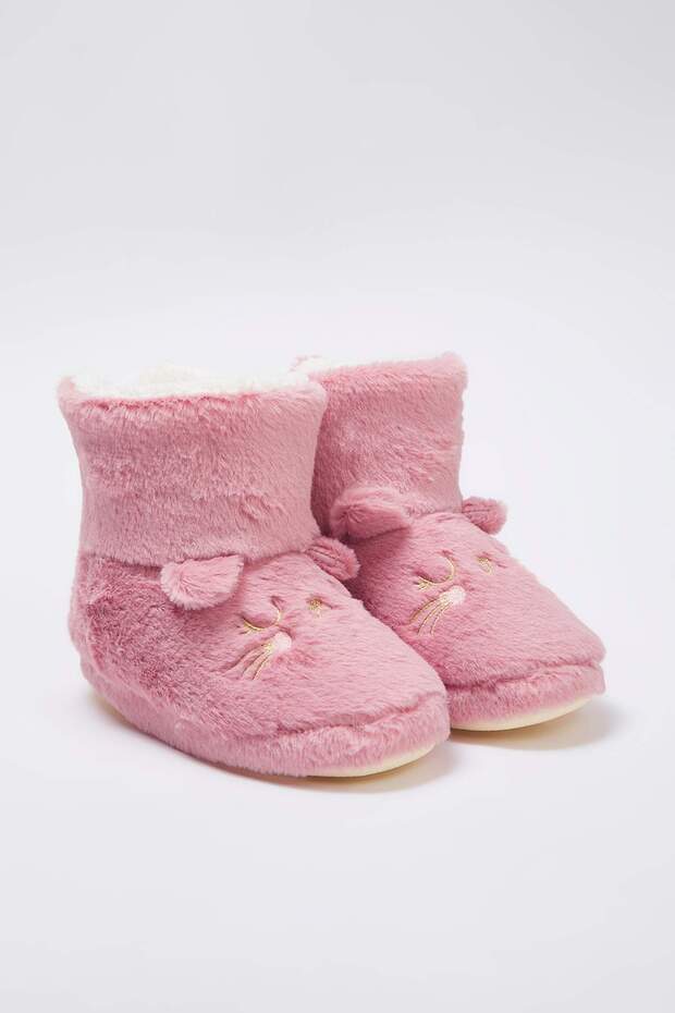 Pembe Büyük Kız Çocuk Kids Panduf Ev Botu TAKAW26ER00004