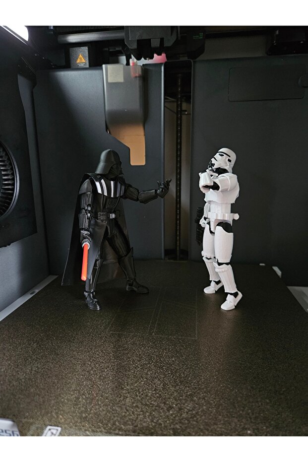 Darth Vader Dummy – 13 cm Detaylı 3D Baskı Koleksiyon Figürü - 5