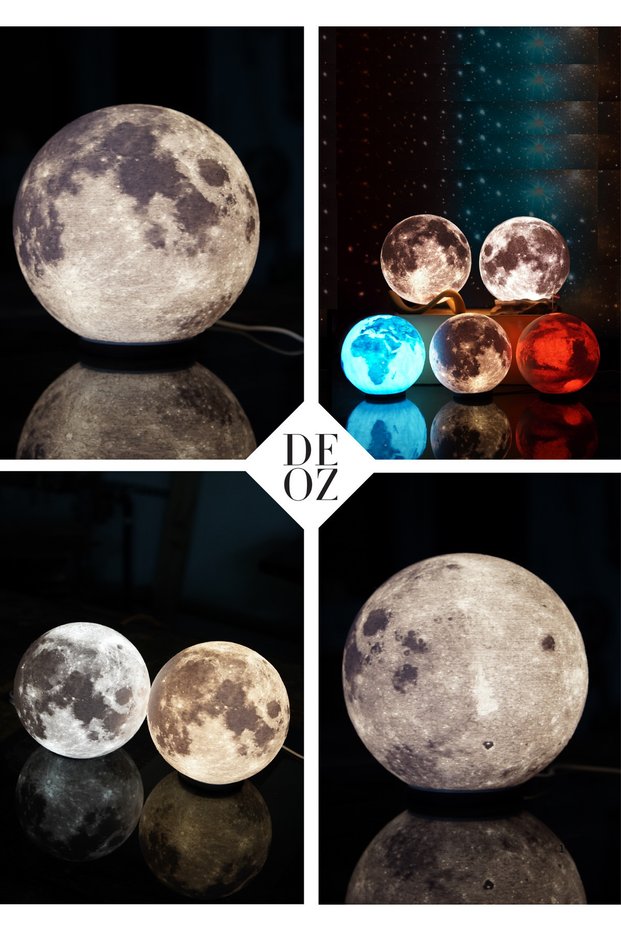 Moonlight Textured Decorative Led Night Light