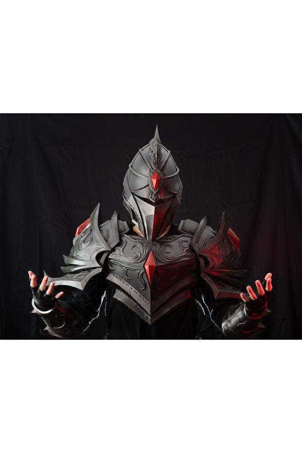 Crimson Shadow – Kara Şövalye Zırh Seti (MW Heroes Serisi) - 4