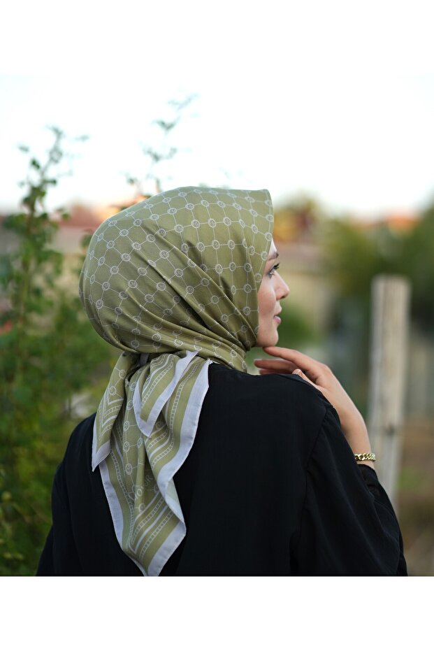 MONOGRAM DESEN SOFT EŞARP - 2