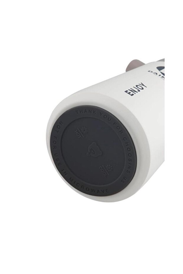 Daima Enjoy 1680 ML 12 Saat Sıcak 24 Saat Soğuk Beyaz Termos - 5