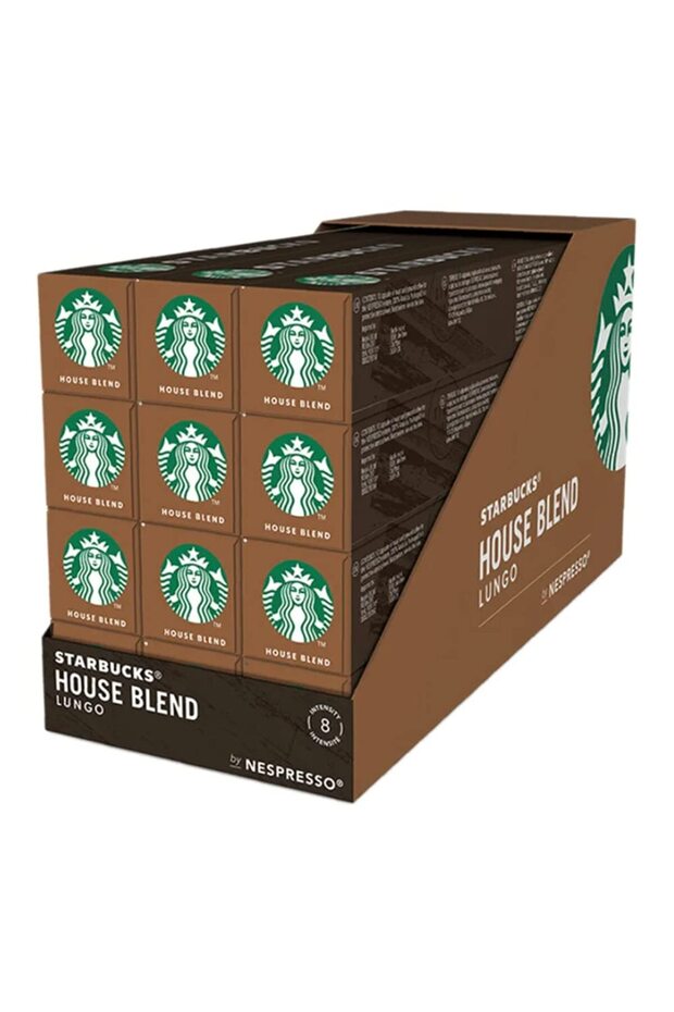 House Blend Lungo by Nespresso, 12 x 57 g, Chocolate Color, Big