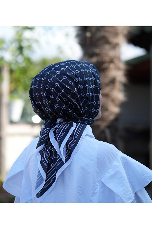 MONOGRAM DESEN SOFT EŞARP - 4