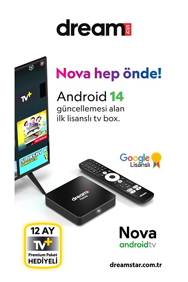 تلفزيون Nova 4K Android 12 - ذاكرة Android مرخصة بسعة 32 جيجابايت - 1