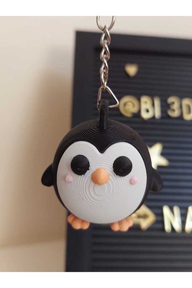 Penguin Cute Movable Keychain Bag Ornament