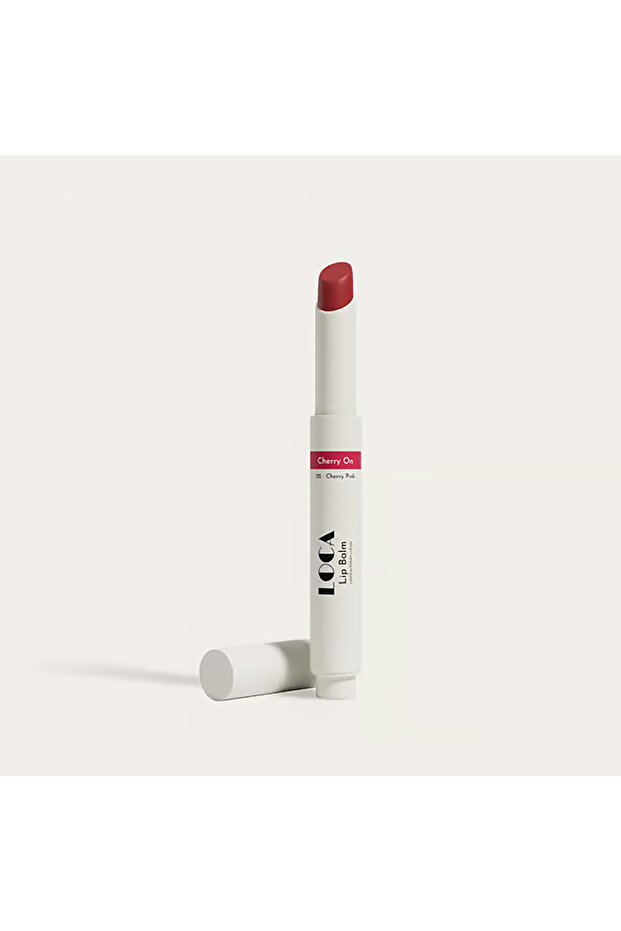 لوكا احمر ومرطب الشفاه - 02 تشيري اون Loca Red Lip Balm - 02 Cherry On - 1