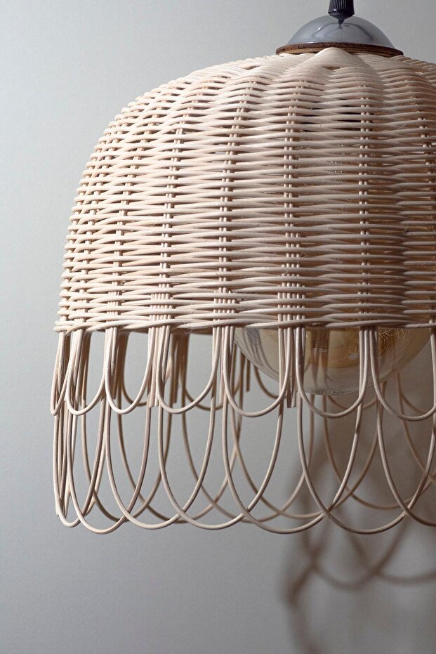 Bambu, Hasır Sarkıt Avize 35 - 37cm: Pendant - 9