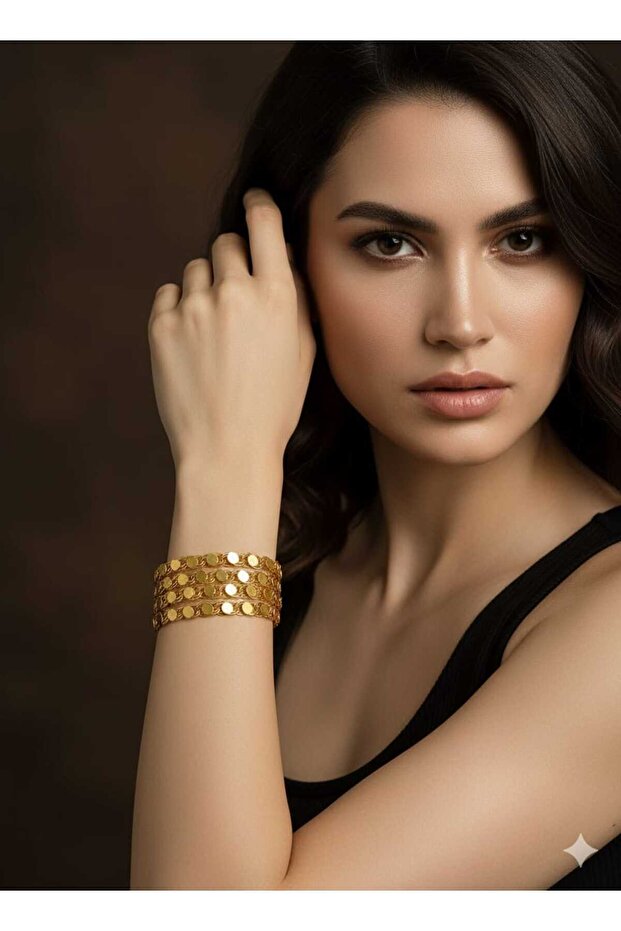 4 sıra pullu bileklik - 1