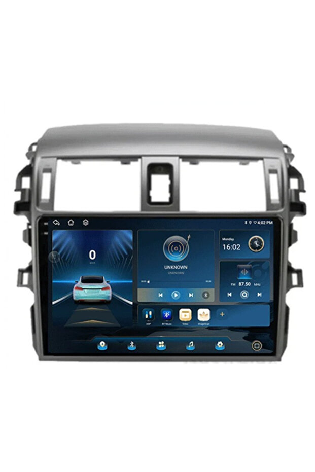 شاشة تويوتا كرولا 2010 -2013 ( RAM 2 - ROM 32 ) تدعم CarPlay & Android Auto /دقة 1080p