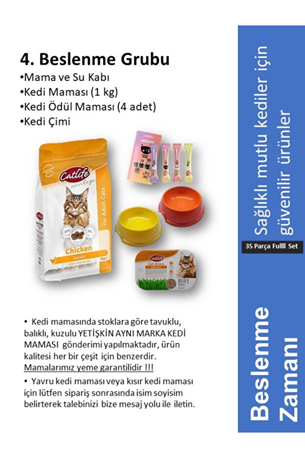 Chitto 35 Parça Kedi Başlangıç Seti - 6