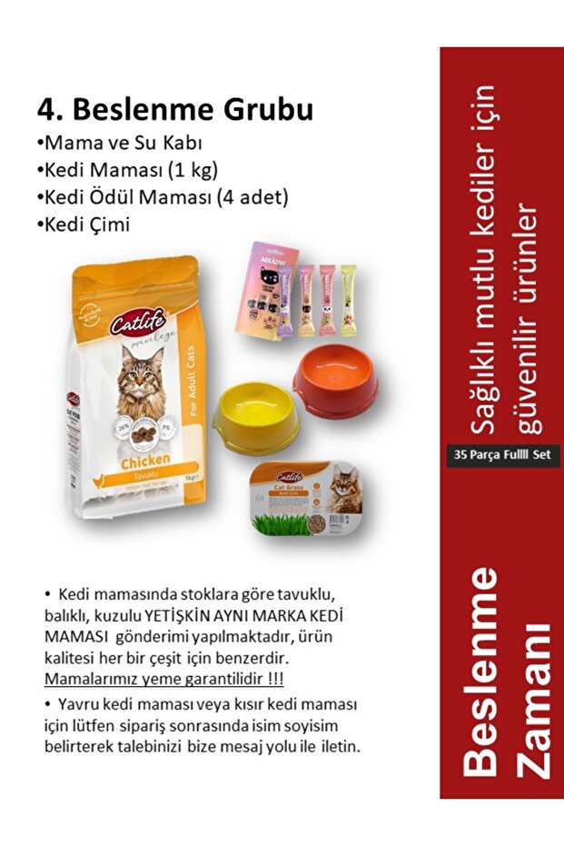 Chitto 35 Parça Kedi Başlangıç Seti - 6