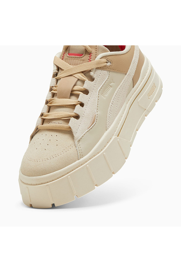 Mayze Stack Xpl No Filter Kadın Bej Sneaker - 4
