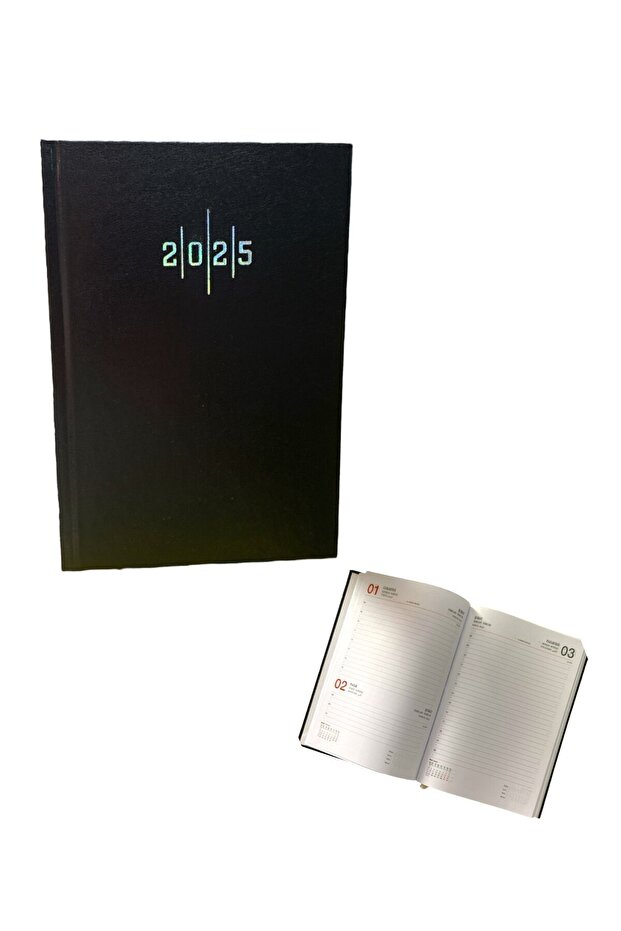 2026 Economic Agenda Leather Cloth Lined Daily Planner 14cm X 20cm Black Color Will Be Sent
