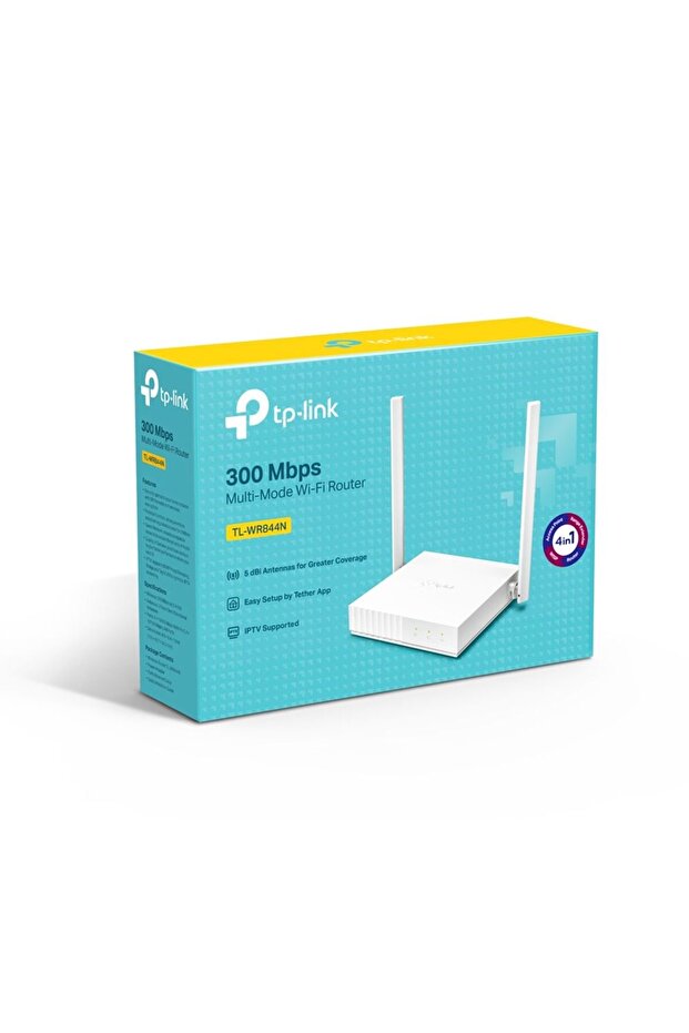TL-WR844N Çok modlu Router,300Mbps (3yıl üretici garantili) - 4