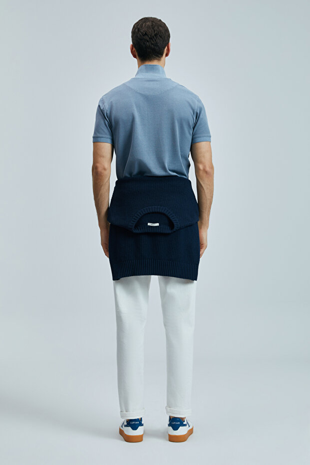 Vernon Smart Erkek Polo Tişört Gri - 6
