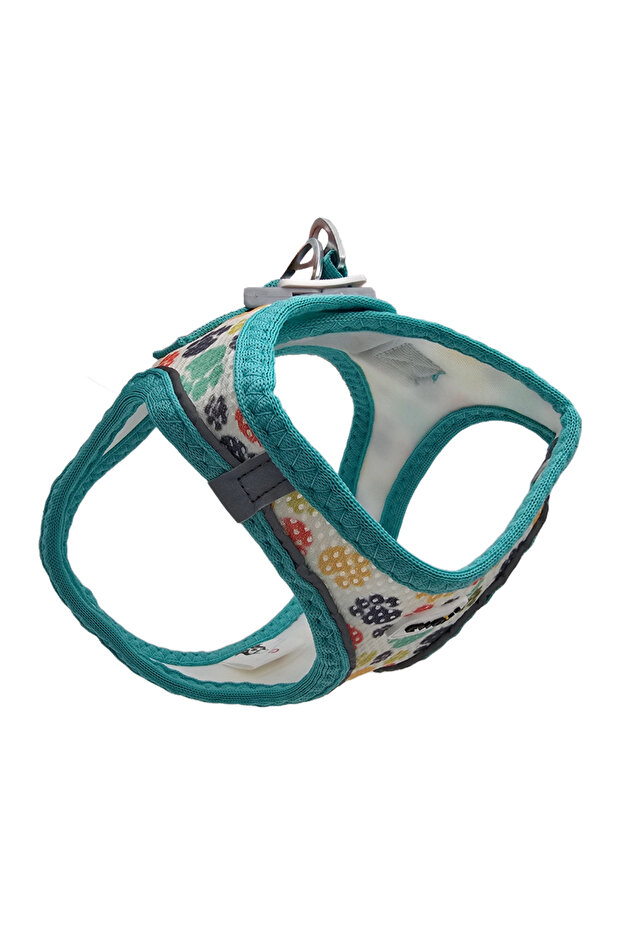 Air Mesh Paw Patterned Chest Harness S